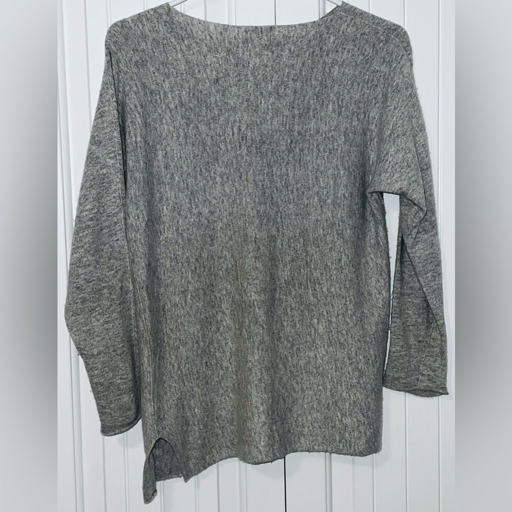 Betta Italian Merino Wool Blend Sweater Womens Medium Made In Italy Minimalist